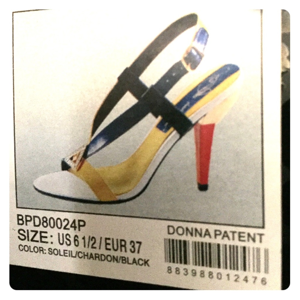 Baby Phat Color Block Sandals